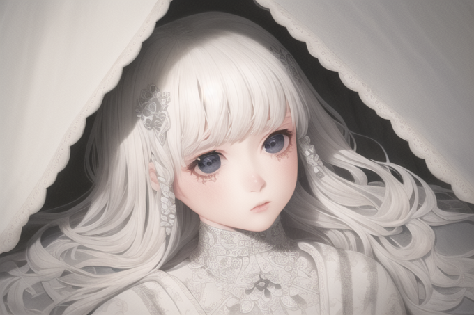 {{{illustration}}}, {{{{BJD}}}}, {Doll girl}, {{hyperrealistic}}, {{{inorganic}}}, {{{{lifeless}}}},