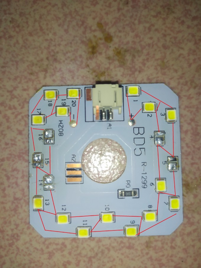 led