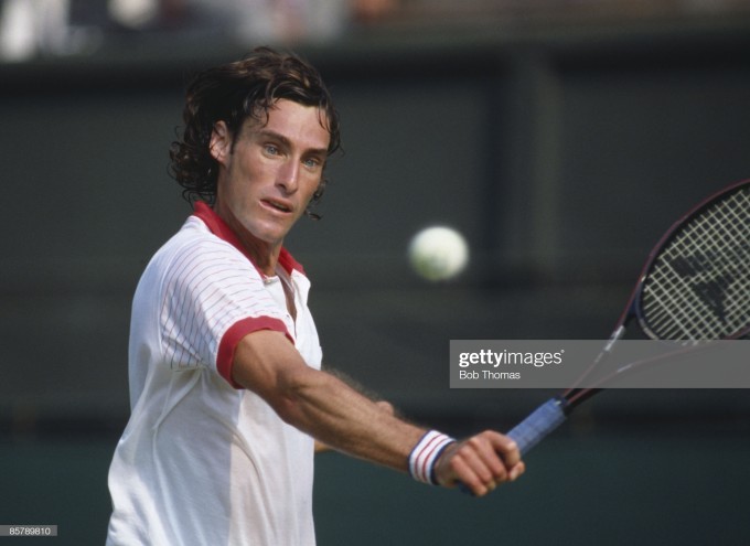 Brian Teacher of the USA during the Wimbledon Lawn Tennis Championships held in London, England duri