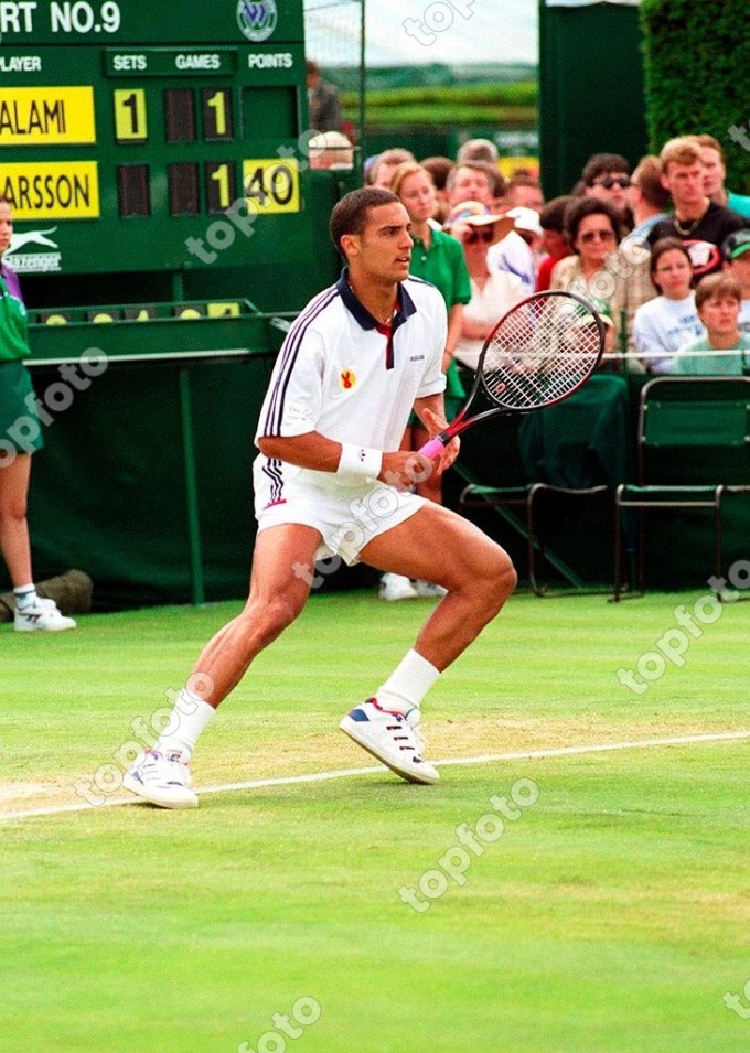 KARIM ALAMIInternational Tennis Player from Martinique(At the 1994 Wimbledon Tennis Championships)Un