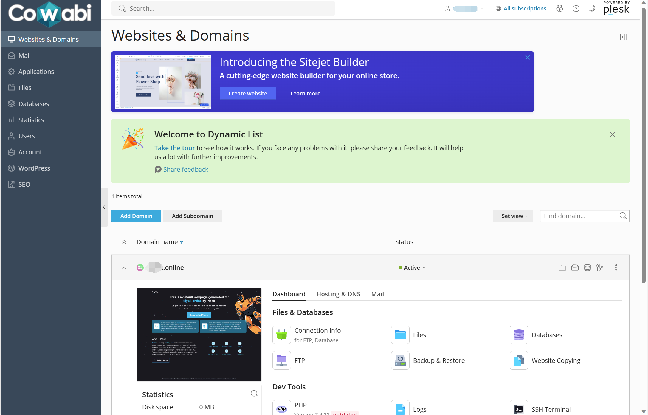 图片[10]-Cowabi 黑五免费 .online域名 和 25G 主机 - 星际博客-星际博客